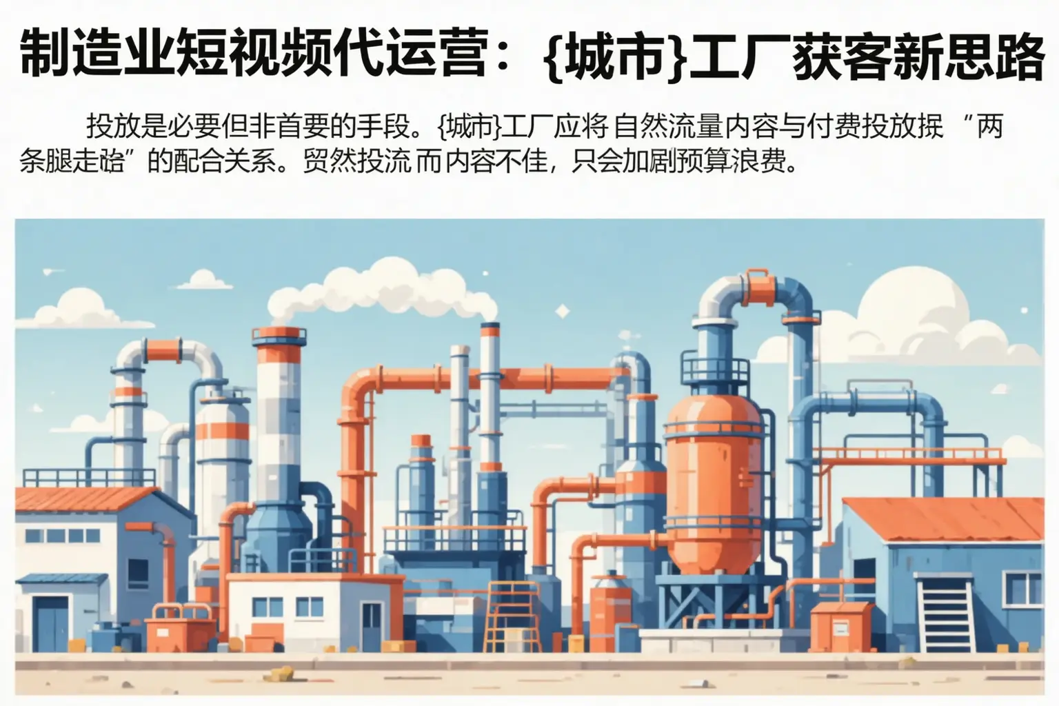 制造业短视频代运营:合浦工厂获客新思路